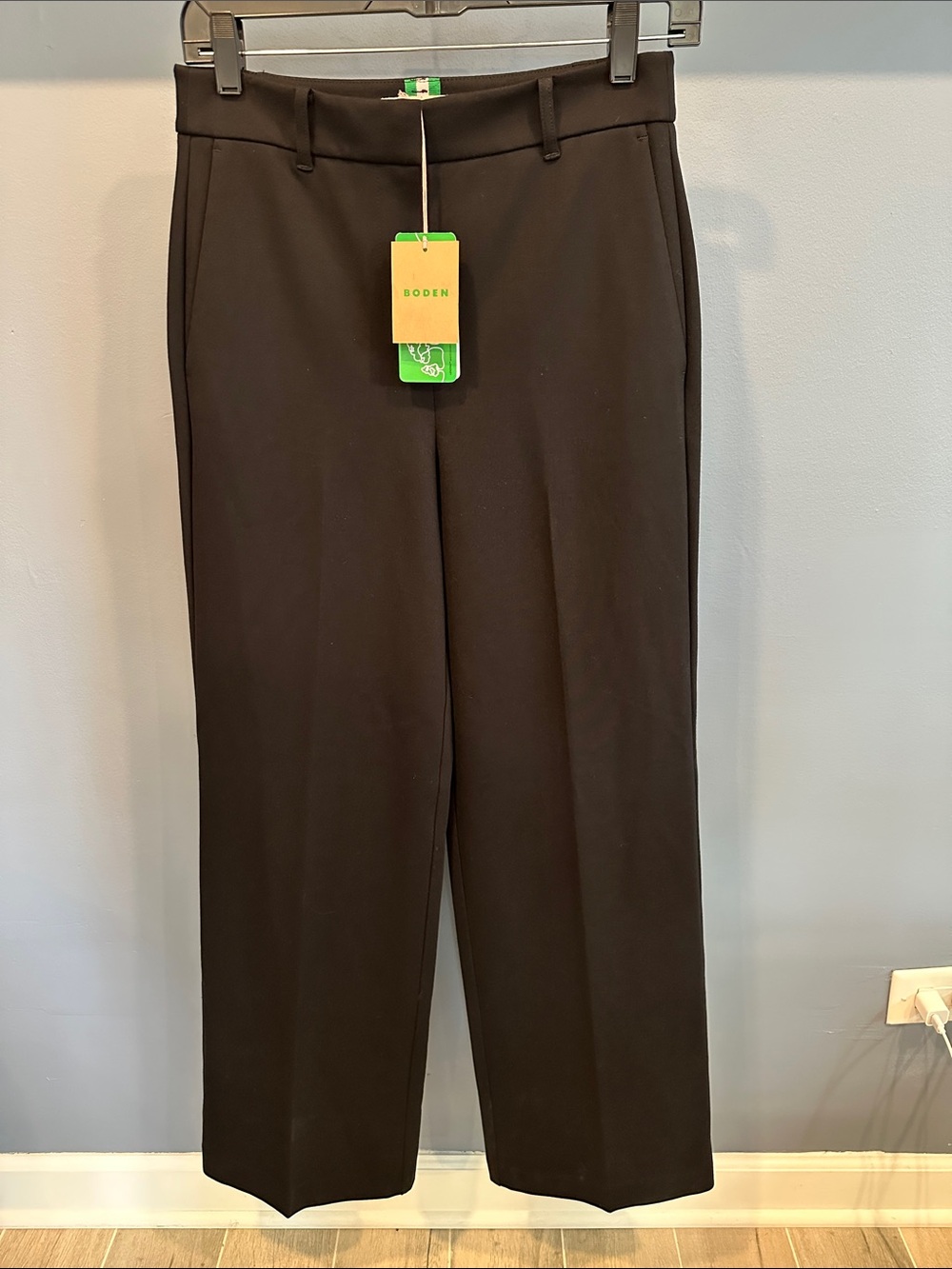 NWT Boden Belgravia Ponte Pants in Black Size 4 Long - Picture 4 of 9